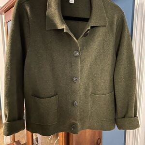J. Crew Olive Green Women's Cardigan